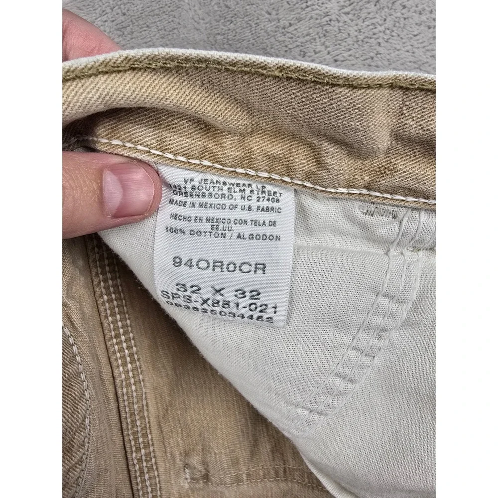 Wrangler Carpenter Pants Mens 32x32 Fit 31x31 Tan Hero Originals Workwear‎ *Read